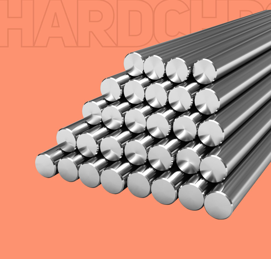 Hrad Chrome Plated Rods